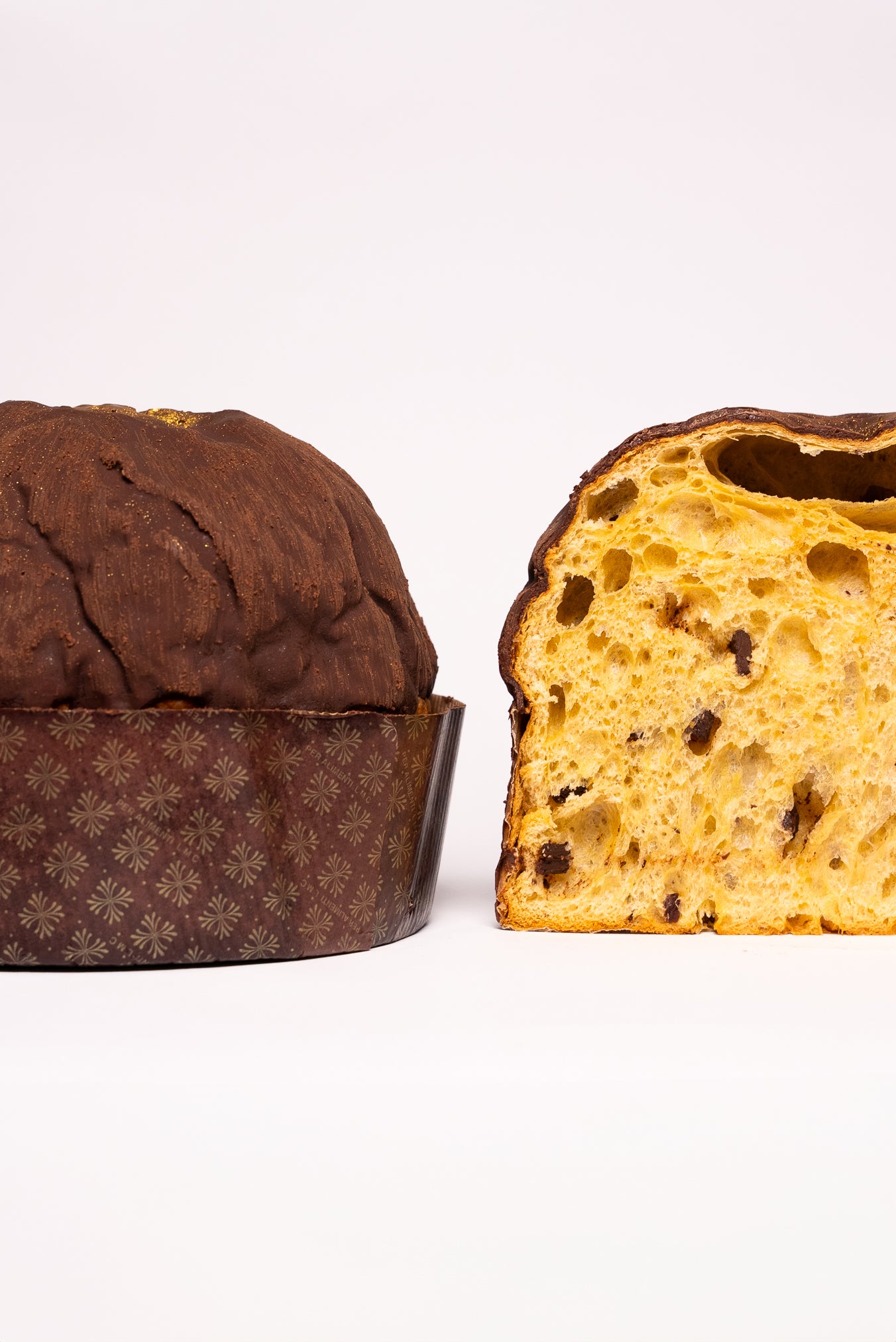 Panettone fichi bianchi, cioccolato e rhum
