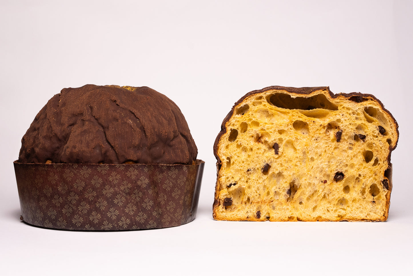 Panettone fichi bianchi, cioccolato e rhum